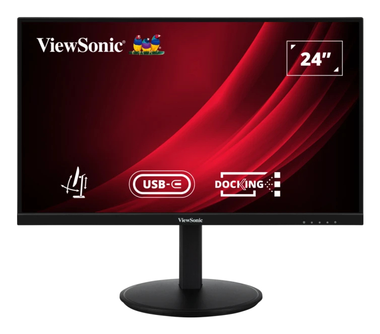 Monitor LED 23.8'' Viewsonic VG2409U-2 FUll HD 1920x1080p/5ms/Classe E/Nero [VG2409U-2]