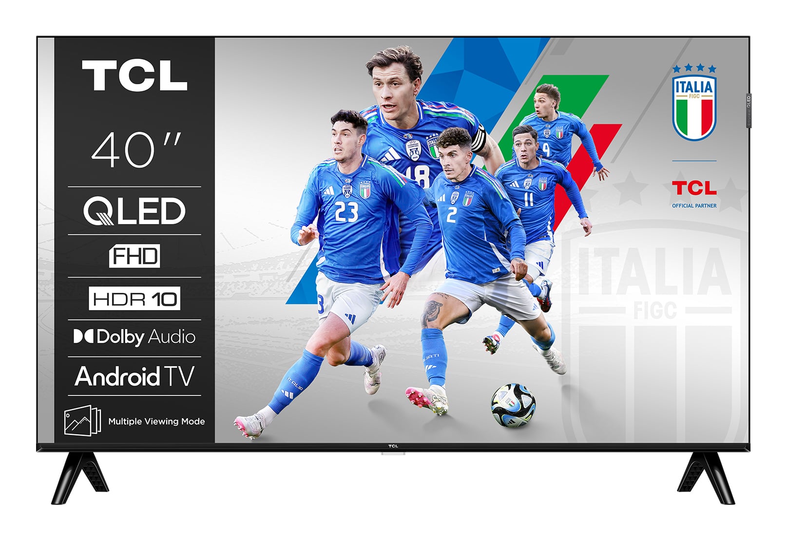 Tv QLed 40'' Tcl S59K 40S59K Full HD 1920x1080p/Smart TV/Classe F/Metallico [40S59KX1]