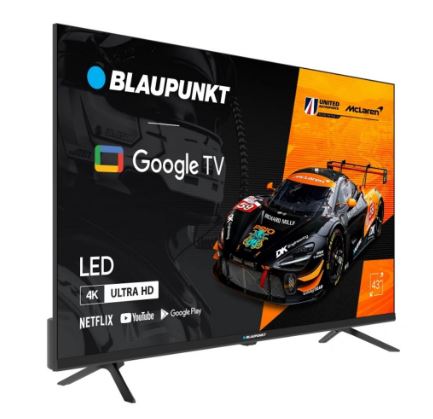 Tv led 43" Blaupunkt 43UGC5500S 4K Uhd 3840x2160p Smart tv classe G Nero [43UGC5500S]